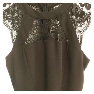 Express Lace Back Dress NWT